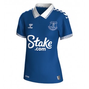 Lacne Ženy Futbalové dres Everton 2023-24 Krátky Rukáv - Domáci